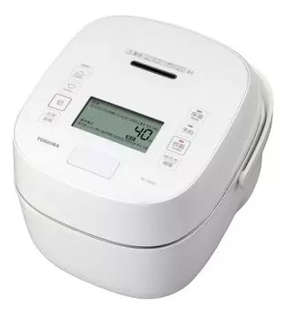 Чашки для рисоварки TOSHIBA, вакуумная рисоварка IH, сделанная в Японии, теплый белый рис, 40 часов, Gran White Flame Takumi Cooking 5.5 RC-10VSV(W)