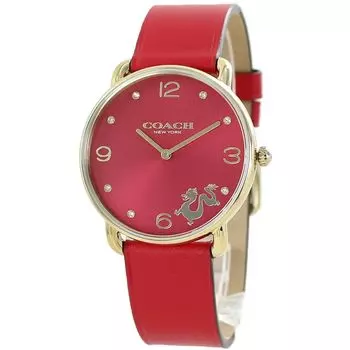 Часовой бренд PERRY Red Zodiac Dragon Год 60-летия 14504239 [Coach] Мужские Женские [Товар]