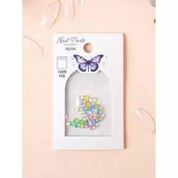 Части ногтей Daiso Rainbow Heart