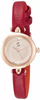 Часы ALIAS F3 Classic Analog с водонепроницаемым кожаным ремешком FP005RD1 женские красные