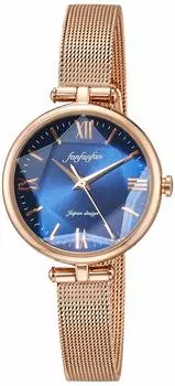 Часы ALIAS F3 Classic Analog Водонепроницаемые сетчатые с металлическим ремешком FM008PG4BL Женские розовое золото
