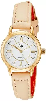 Часы ALIAS Solar F3 Analog с водонепроницаемым кожаным ремешком FP009BE6S женские бежевые