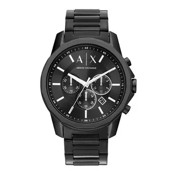 Часы Armani AX1722 черные [AX Exchange] мужские чёрный