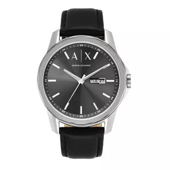 Часы Armani AX1735 черные [AX Exchange] мужские чёрный