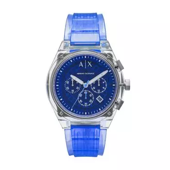 Часы Armani AX4166 Синие [AX Exchange] Мужские синий