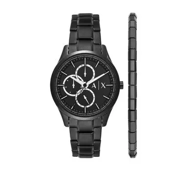 Часы Armani DANTE AX7154SET черные [AX Exchange] мужские чёрный