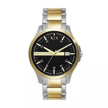 Часы Armani HAMPTON AX2453 Silver Gold [AX Exchange] Мужские и