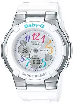Часы Baby Gee белые [Casio] BGA-116-7B2JF