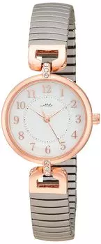 Часы Bellows Analog Make Metal Band Pink Gold Grey [Fieldwork] YM068-4 Женские серый
