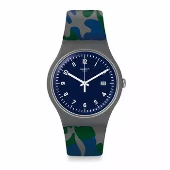 Часы CAMOUGREEN NEW GENT SUOM400 Серые [Swatch]