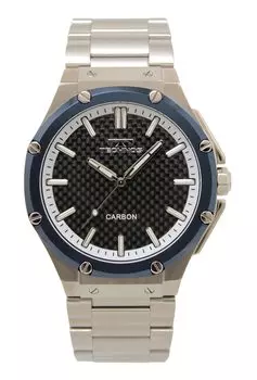 Часы Carbon Dial T6B80NB Silver [Technos] Мужские чёрный
