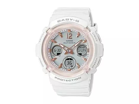 Часы CASIO BABY-G Radio Solar BGA-2800-7AJF Женские белые компас НОВИНКА из Японии