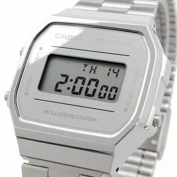 Часы Casio CASIO кварцевые серебристые A168WEM-7 [унисекс] [предмет]
