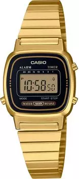 Часы CASIO цифровые НОВЫЙ дизайн золото x черный Overseas модель [Casio] женские LA670WGA-1 [Товар]