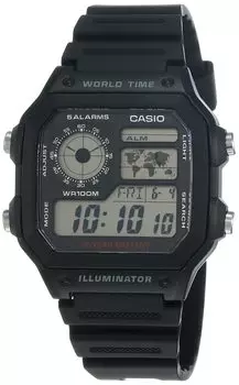 Часы CASIO цифровые зарубежные модель AE-1200WH-1A мужские [предмет]