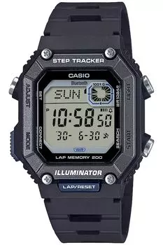 Часы Casio Collection, оснащенные Bluetooth, водонепроницаемые, 10 АТМ, черные [Casio] [] WS-B1000-1AJF мужские чёрный