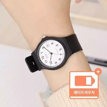 Часы Casio Common Electronic College для теста на академические способности, белые часы 59, пакет билетов на замену батареи