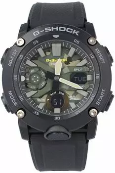 Часы Casio G-Shock Ana-Digi Black Carbon/Resin 20 ATM Waterproof GA-2000SU-1A