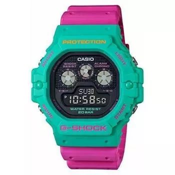 Часы CASIO G-SHOCK DW-5900DN-3JF мужские цифровые психоделические разноцветные НОВИНКА