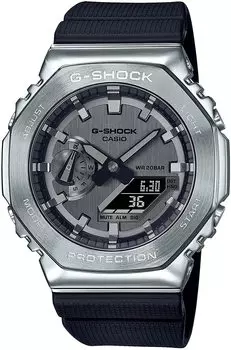 Часы CASIO G-SHOCK G-Shock GM-2100 SERIES мужские Ana-Digi из нержавеющей стали, черные, серебристые, GM-2100-1A [Параллельный импорт]