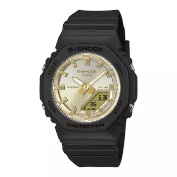 Часы Casio G-Shock GMA-P2100SG-1A Black Gold Sunset Glow с аналоговыми цифровыми часами, черные, современные