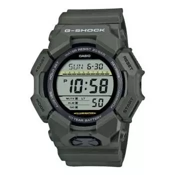 Часы Casio G-Shock с длительным сроком службы, аккумулятор из биомассы, пластик GD-010-3JF, мужские, хаки