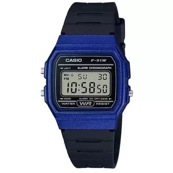 Часы Casio Коллекция Casio F-91WM-2AJH черные