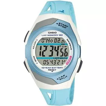 Часы Casio Коллекция Casio Sports Wrap Split Совместимый секундомер STR-300J-2CJH Мужской Синий
