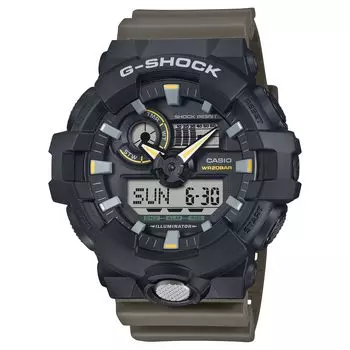 Часы CASIO Overseas Модель G-SHOCK GA-710TU-1A3 Мужские [Товар] чёрный