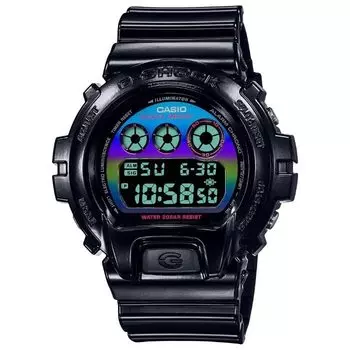 Часы CASIO Virtual Gamers RGB Series Размер Черный Overseas Модель G-SHOCK Rainbow DW-6900RGB-1 Мужские [Товар]