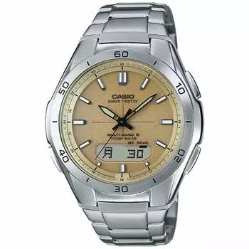 Часы Casio Wave Ceptor [] Радио Solar WVA-M640D-9AJF Мужские серебристые