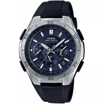 Часы Casio Wave Ceptor Radio Solar WVQ-M410-2AJF черные тёмно-синий