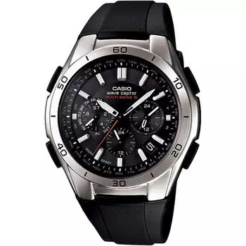 Часы Casio Wave Ceptor Radio Solar WVQ-M410-1AJF мужские черные чёрный