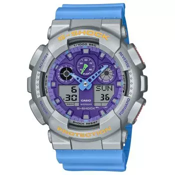 Часы CASIO зарубежная модель G-SHOCK GA-100EU-8A2 мужские [предмет]
