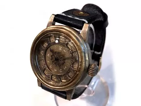 Часы Часы Koji Shinohara 14486951 Черные [Handmade JHA] Мужские