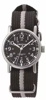 Часы черные [Croton] RT-173M-02 мужские