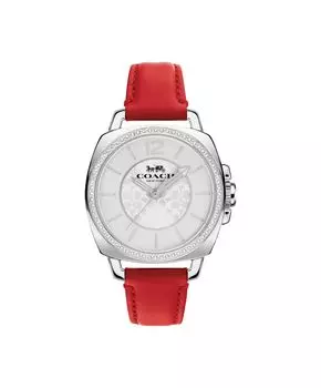 Часы COACH BOYFRIEND SMALL 14503855 Красные [Coach] Женские