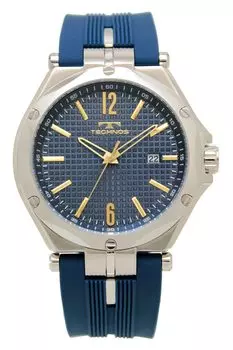 Часы Date Watch 10 ATM Water Resistant T8B66SN Blue [Technos] Мужские