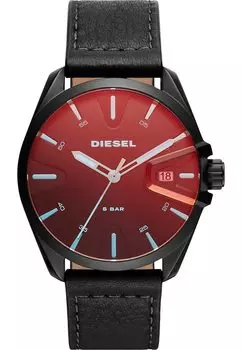 Часы Diesel DZ1945 Аналоговые кварцевые с кожаным ремешком Мужские, черные///белые,