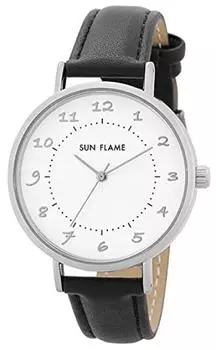 Часы Flame Sun Flame черные [Sun Co., Ltd.] MJG-B26 MJG-B26-BK чёрный