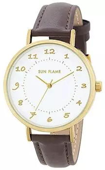 Часы Flame Sun Flame коричневые [Sun Co., Ltd.] MJG-B26 MJG-B26-BR коричневый