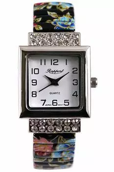 Часы Floral Pattern Bellows 164051 Black [Rapole] Женские