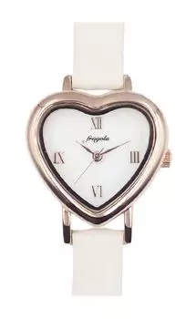 Часы Fragola Heart Case Belt Watch White [Подписаться] N00124S-1 PG/WH женские белый