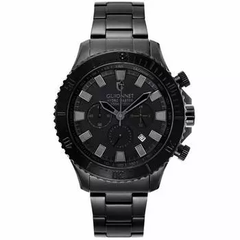 Часы Ghione Hydromaster Pro Diver Chronograph Day (черный) Отцовский