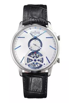 Часы GMT Cuore2 Swiss Made Black [Davosa] 162.497.14 Мужские