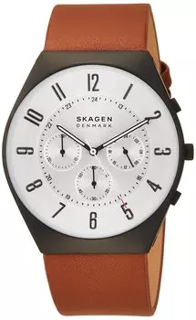 Часы GRENEN CHRONOGRAPH SKW6823 Коричневые [Skagen] Мужские коричневый