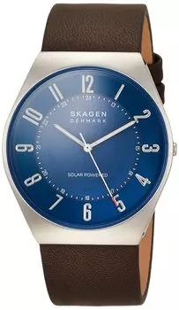 Часы GRENEN SOLAR POWERED SKW6838 Espresso [Skagen] Мужские коричневый