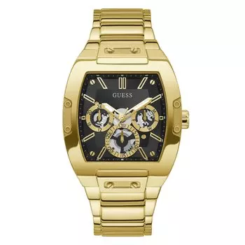 Часы GW0456G1 43 мм золотые аналоговые из нержавеющей стали [Guess Watch] мужские золотой