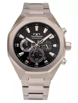 Часы-хронограф T6C20SB Silver [Technos] Мужские чёрный