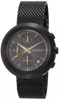 Часы HYGGE 2312 CHRONOGRAPH SERIES Импортные [Hygge] MSM2312BC(BK) MSM2312BC(BK) [Обычный продукт]